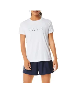 Camiseta Asics Women Court Graphic Tee 2042a259-100 Mujer | Ofertas de pádel